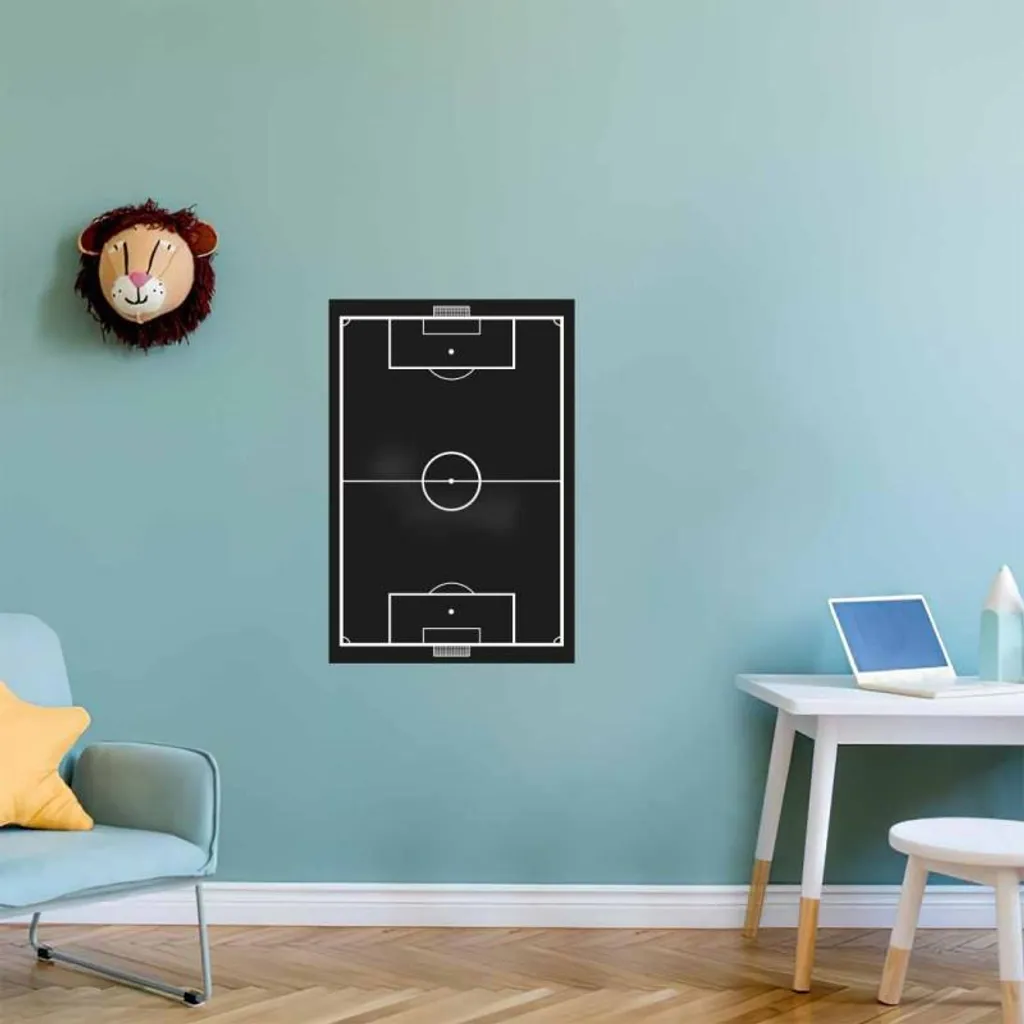 Tableau ardoise terrain de foot autocollant décoratif - Gamme DIMEXACT