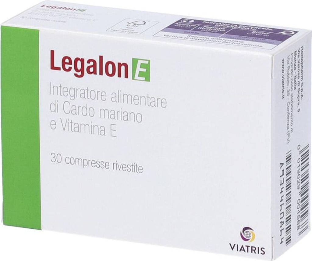 Legalon E Kapseln Mariendistel für die Gesundheit der Leber - 30 Stück