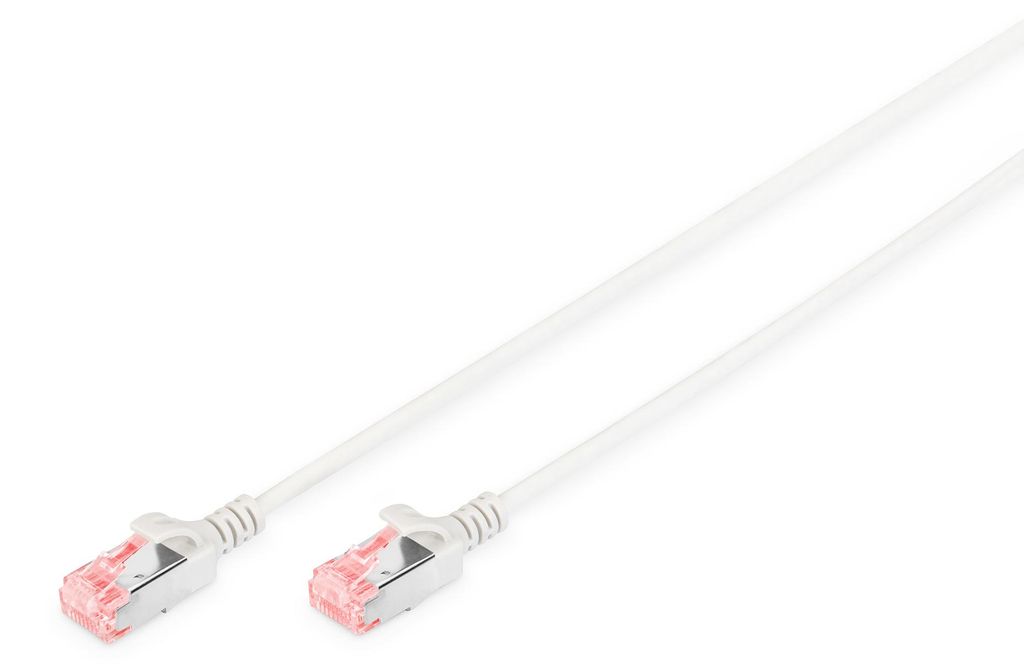 DIGITUS CAT 6 U/FTP Slim Patchkabel 10m grau