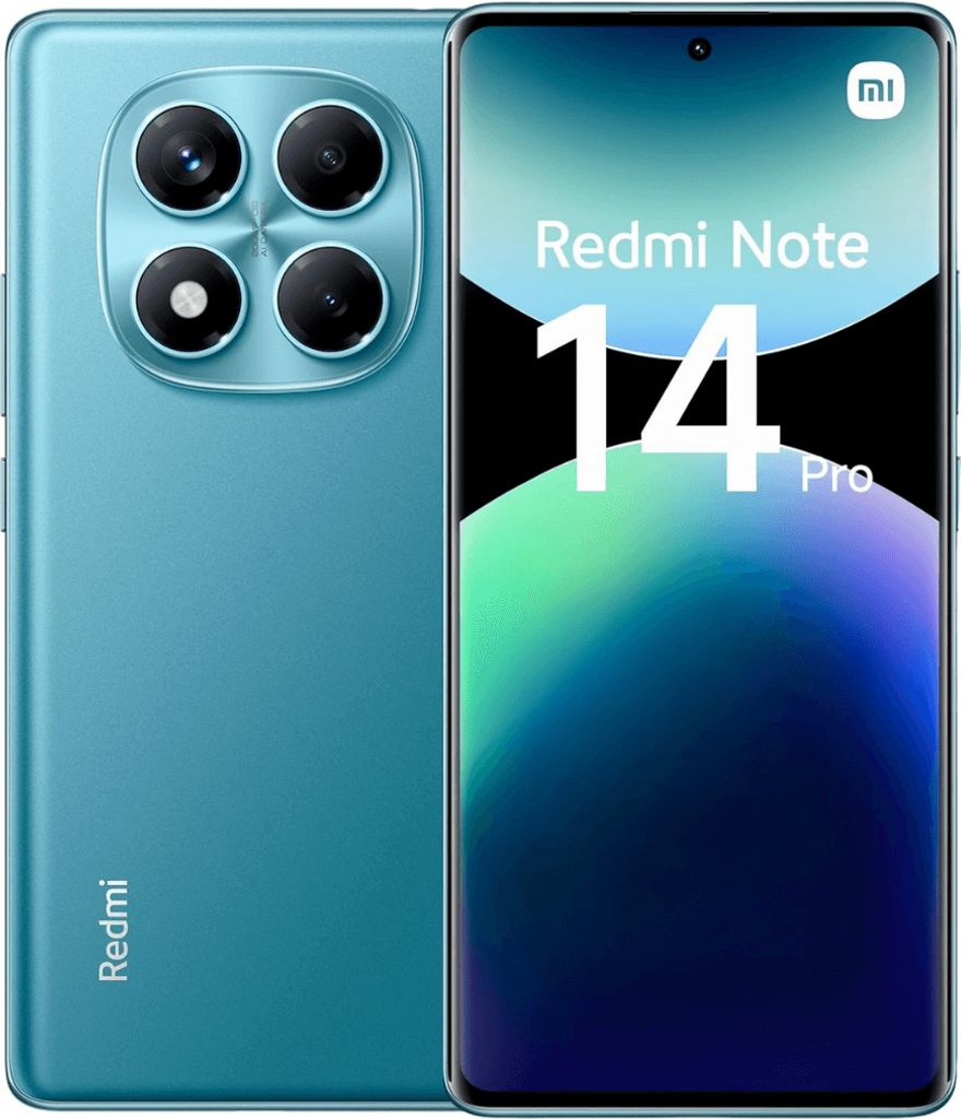 Xiaomi Redmi Note 14 Pro 4G 512GB 12GB RAM Dual Ozeanblau Produktbild 