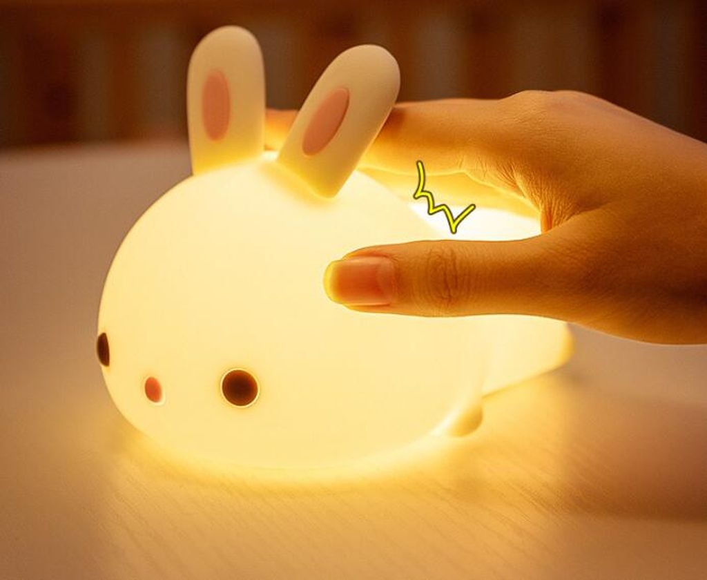 Silikon Katze LED Touch Sensor Nachtlicht Nette Kinder Schlafzimmer Lampe 