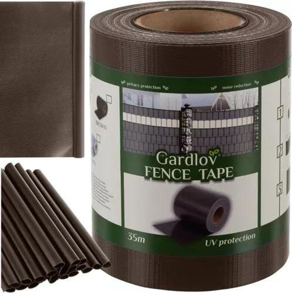 Gardlov 23702 Sichtschutzfolie für Zäune, 19 cm x 35 m, 450 Produktbild 