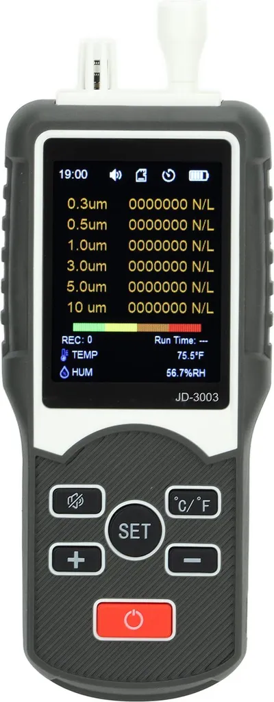 Compteur de particules laser testeur PM2.5 et PM10 pour qualité de l'air