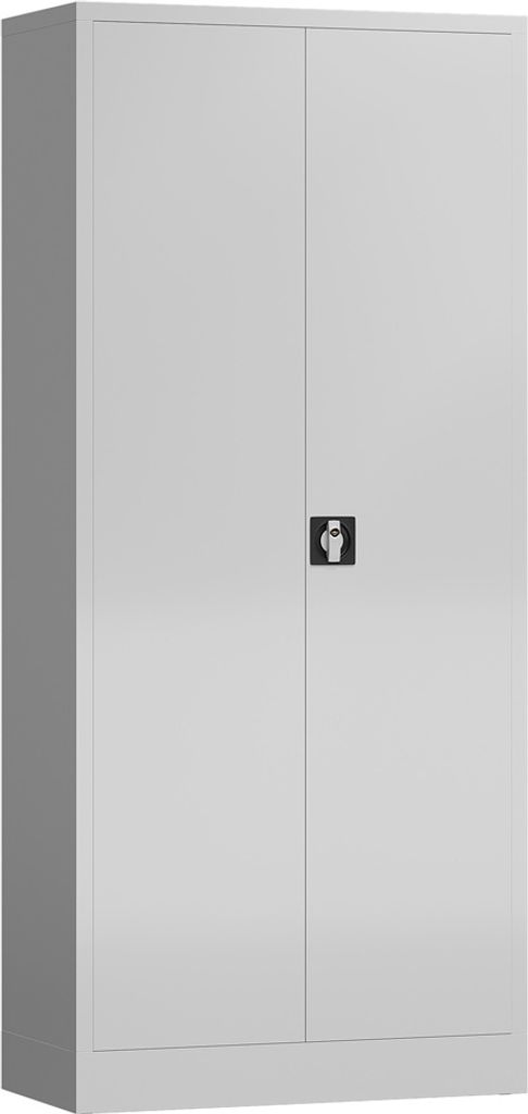 Mehrzweckschrank Spind Spindschrank abschließbar 1800 x 800 x 380 mm, lichtgrau