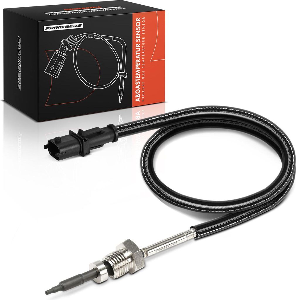 Frankberg 1x Abgastemperatursensor für Fiat Panda 169 Ypsilon 843 1.3L 2006-2013