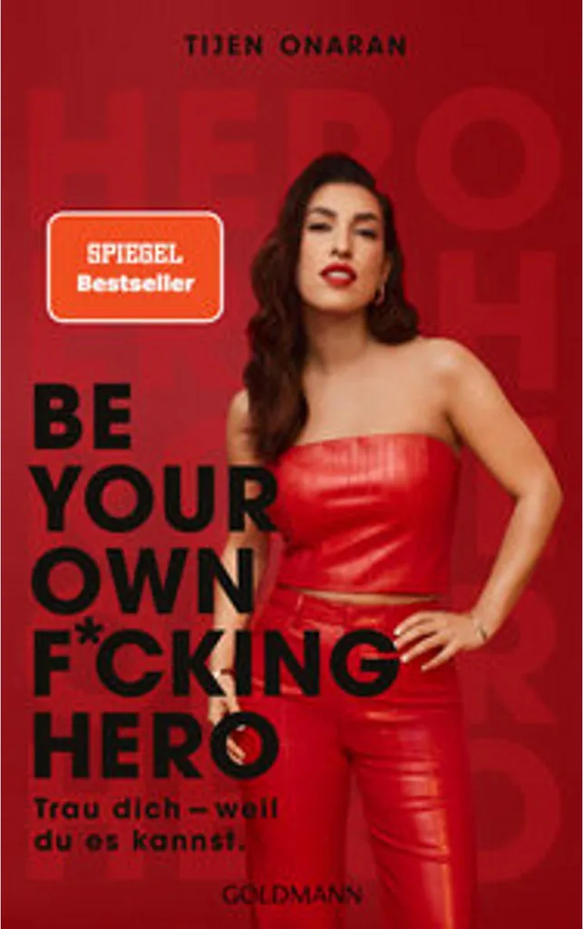 Affiche Motivation Grand Format - Typographie Be Your Own Hero 50x70