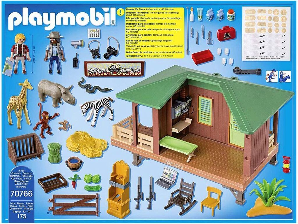PLAYMOBIL® 70766 - Wild Life - Spielset, Rangerstation mit Produktbild 2