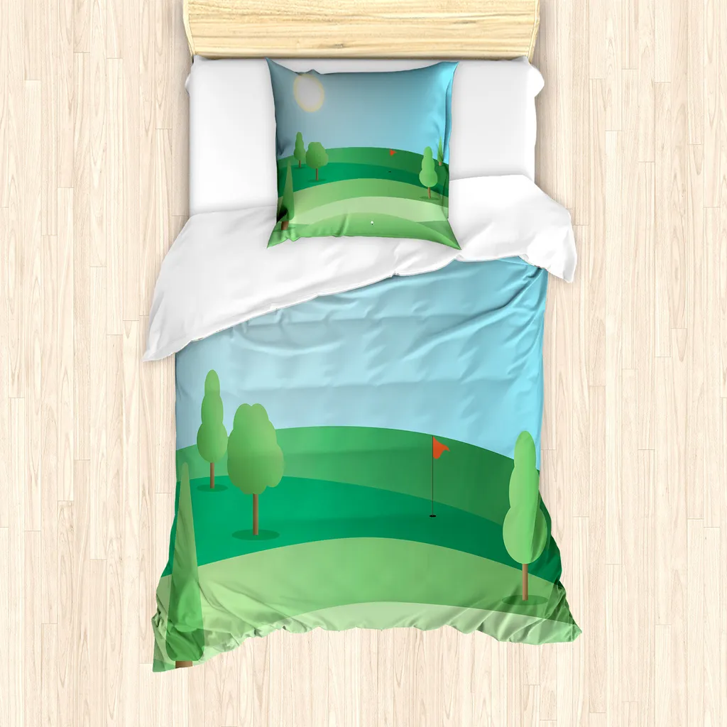 Anluoer Set di biancheria da letto con copripiumino e lenzuola