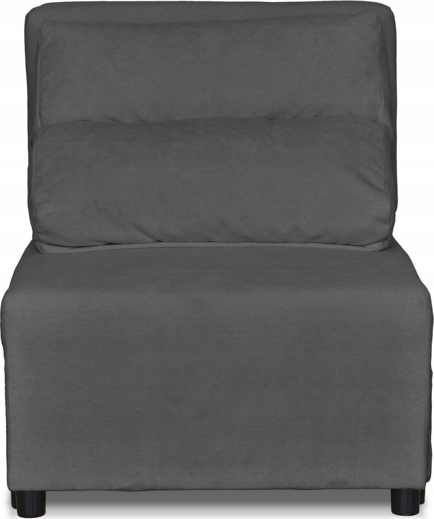 Family Meble Sessel Kimo Relaxsessel Sessel mit Schlaffunktion Bequemer Sessel mit Stauraum Loungesessel Sessel Wohnzimmer Schlafzimmer Dunkelgrau(H)