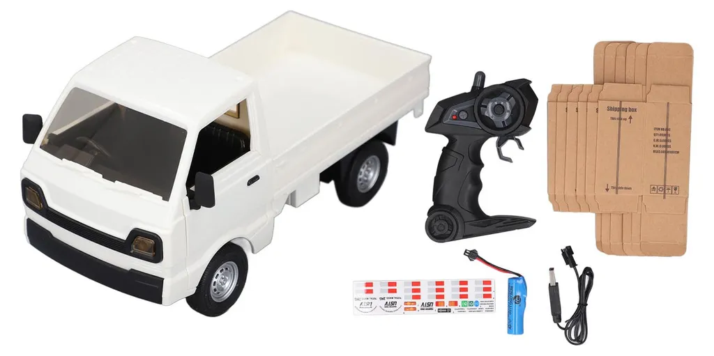Camionnette drift RC robuste avec portes mobiles pour éviter l'ennui