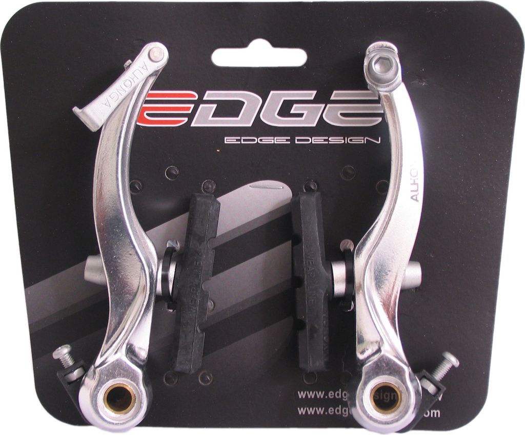Edge V-Brake hinten komplett Aluminium Silber Produktbild 