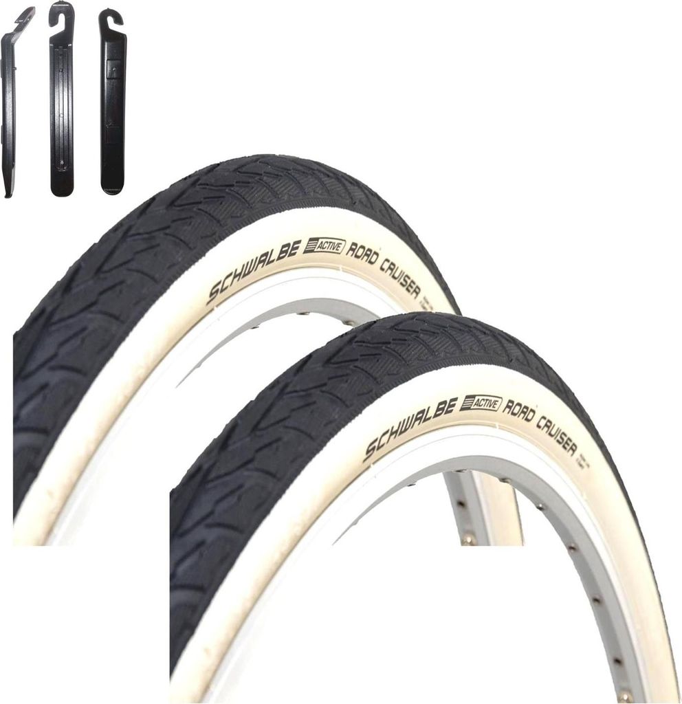2 pneumatici Schwalbe Road Cruiser a parete bianca 47-507 Immagine del prodotto 