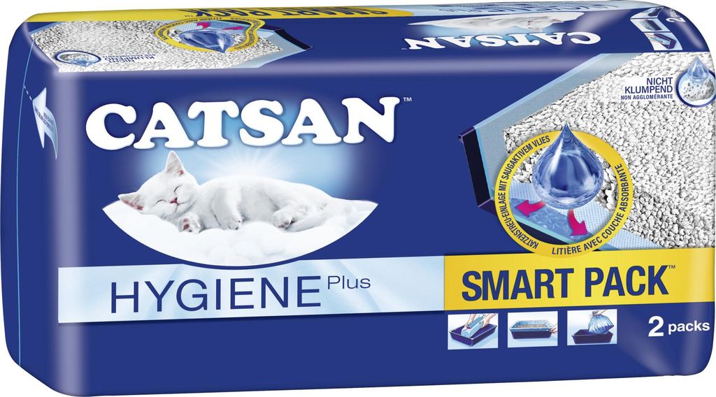 CATSAN® Hygiene Plus SMART PACK 2 x 4l Produktbild 