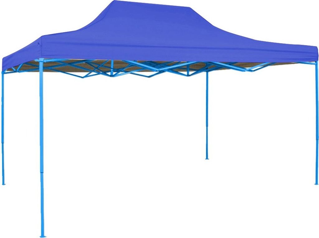 Skládací zahradní pavilon - různé typy - 2,9x4,25m - modrá Obrázek produktu 