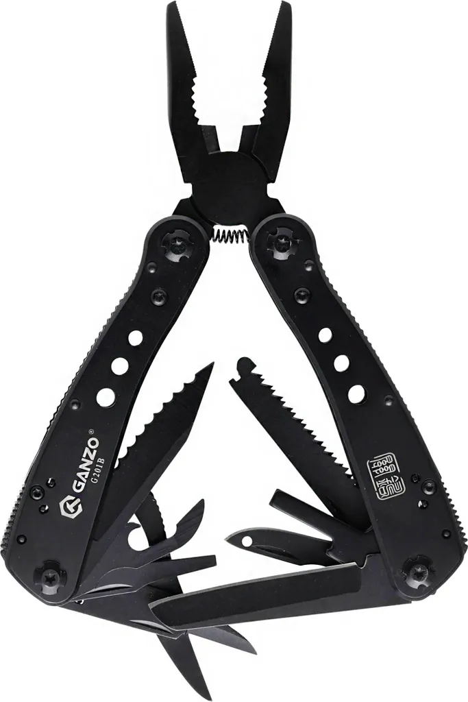 Outil multifonction G201-B Ganzo robuste en acier inox haute résistance