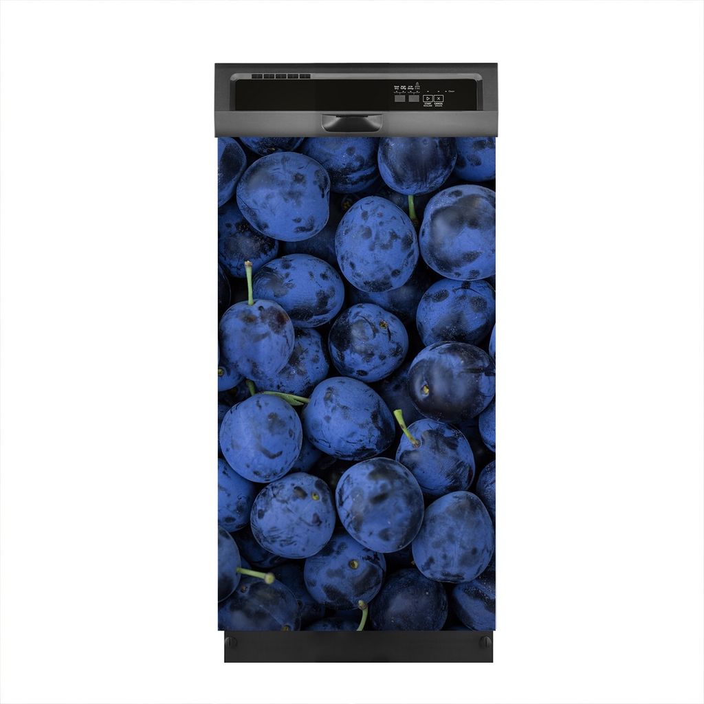 Magnete Dekorative 45x80 cm Küche Magnetmatte Spülmaschine - Pflaumen