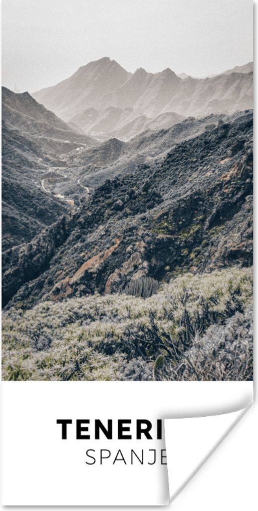 MuchoWow Poster Teneriffa - Spanien - Berge 20x40 cm - Plakat - Foto