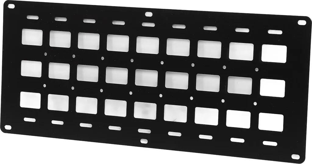 Support de fixation rail Stacher 810 x 340 mm en acier 2mm robuste