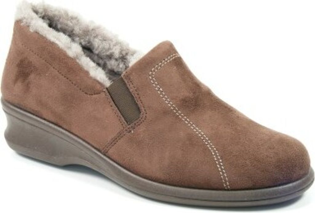 Rohde Schuhe Damen Hausschuhe Pantoffeln Weite F 1/2 Cora 2516-71, Schuhgröße:41.5