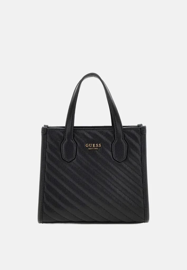 Sac de Travail Guess Silvana Noir - Cabas Idéal pour le Bureau