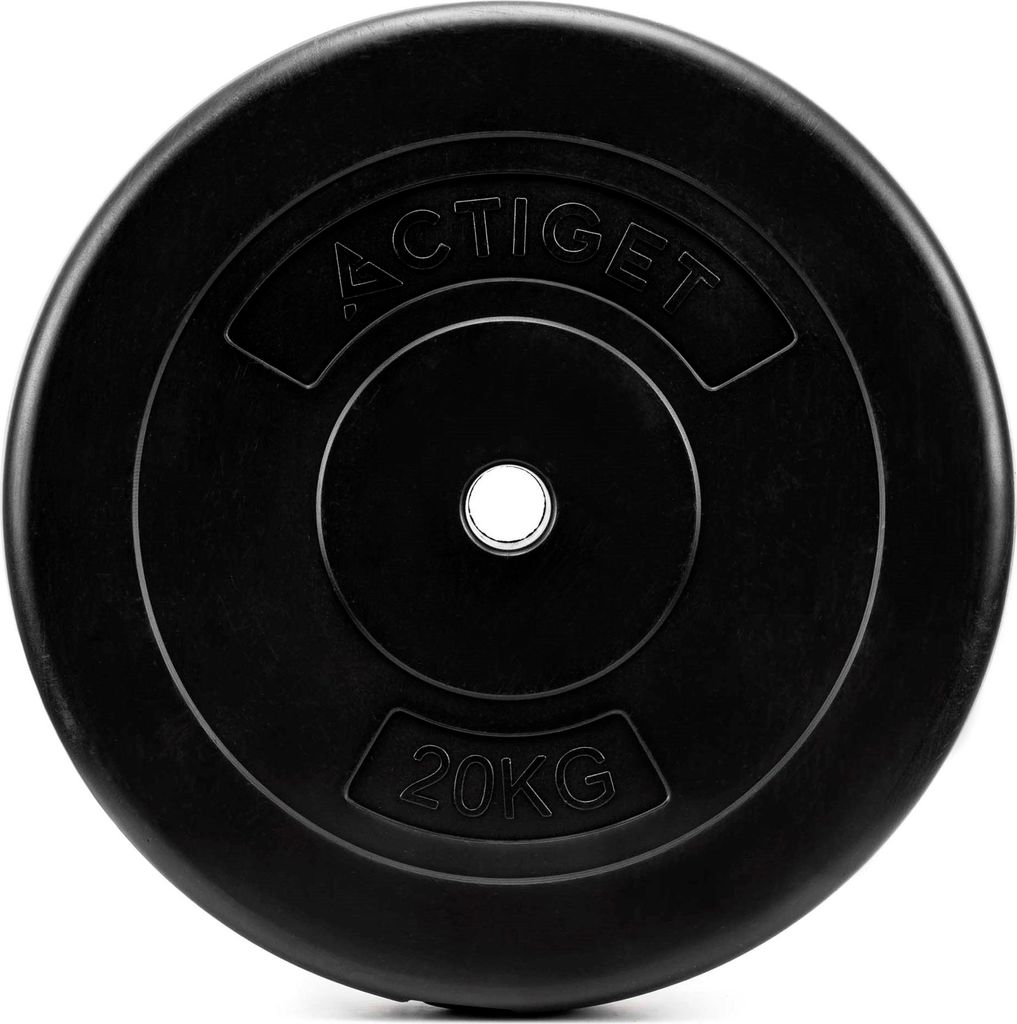 ACTIGET Hantelscheibe 20 kg für Langhantel und Hanteln Ø 31 Produktbild 