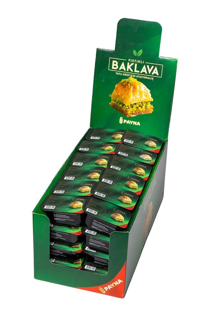 Baklava to Go - Einzeln Verpackt á 30g - 48 Stk - Pistazie