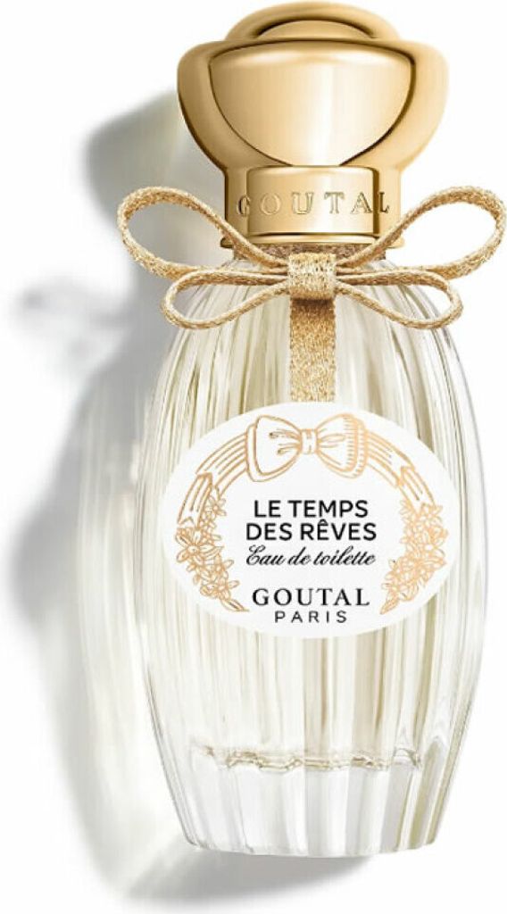 A clear, professional studio shot of a Goutal Paris perfume bottle.