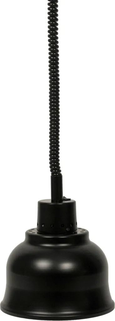 Lampe chauffante Saro CURTIS noire réglable avec câble spiralé flexible