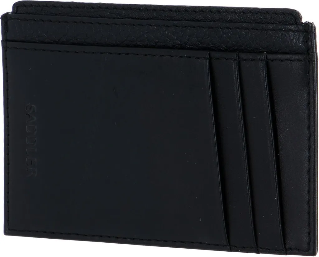 Idea Regalo Uomo: Portacarte SADDLER Oberon in Pregiata Pelle Nera