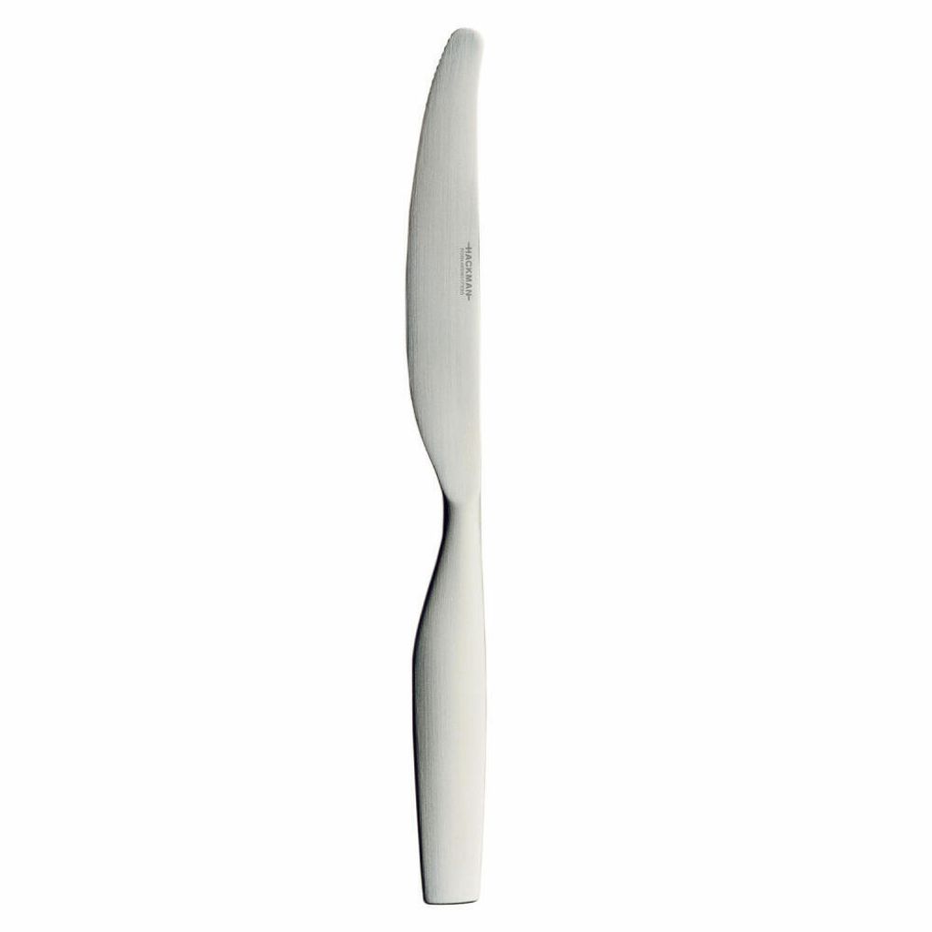 Iittala Citterio 98 Dinermesser, Menümesser, Tafelmesser, Messer, Gebürsteter Edelstahl, Silber, 1009813