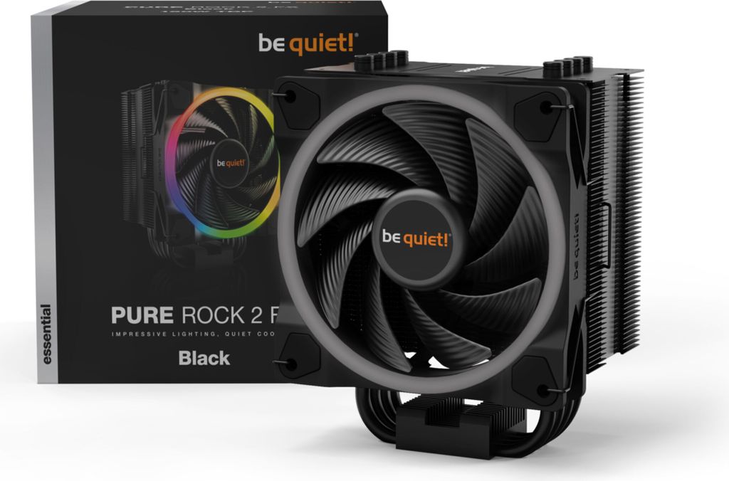 pure Rock 2 FX Black Vzduchové chlazení procesoru 12 cm Obrázek produktu 