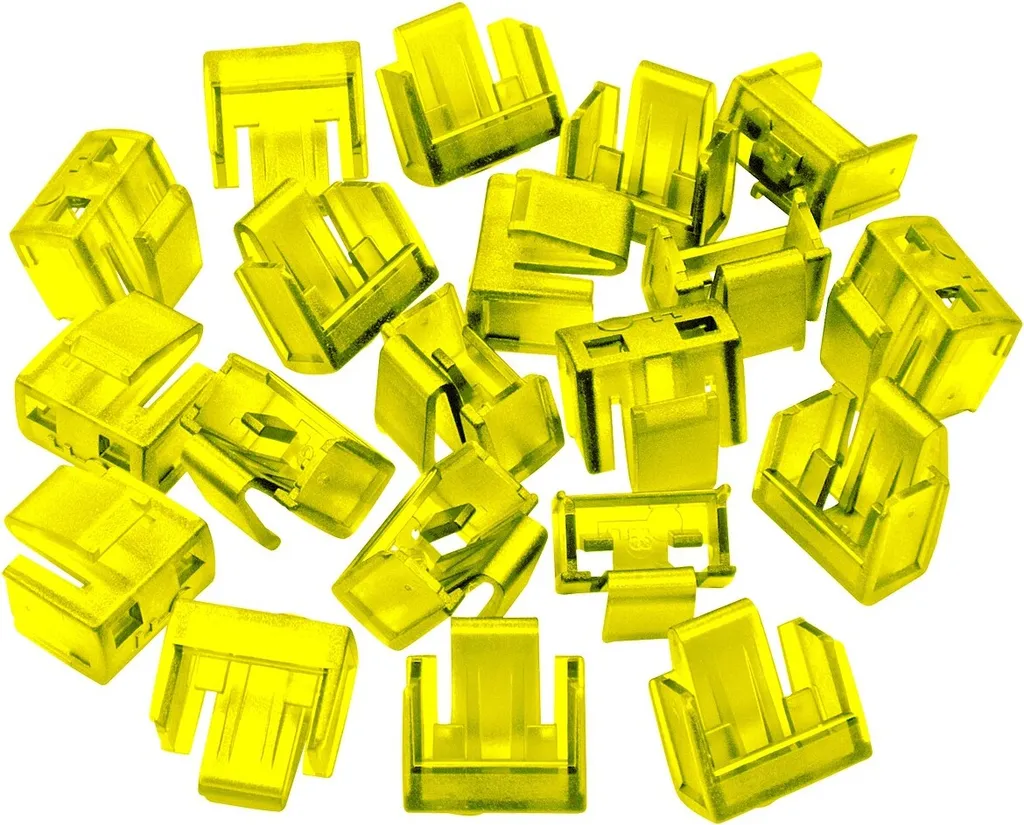 Lindy 40483 Lin RJ45 Blocco porta 20 pezzi senza chiavi | Codice giallo - 6