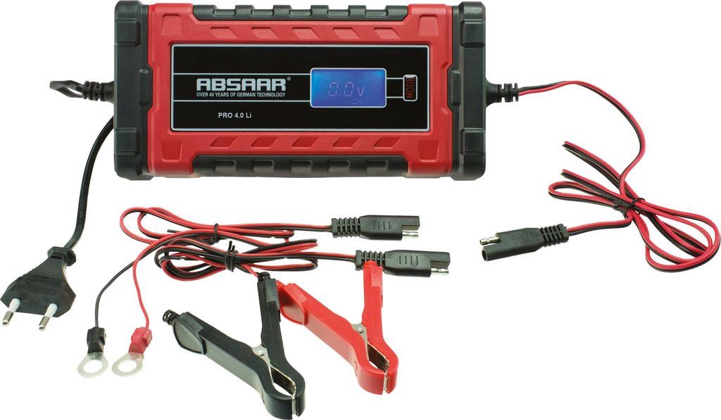 Absaar Autobatterie Ladegerät Batterieladegerät 6/ 12VV für KFZ LKW Motorrad AB-PRO4.0
