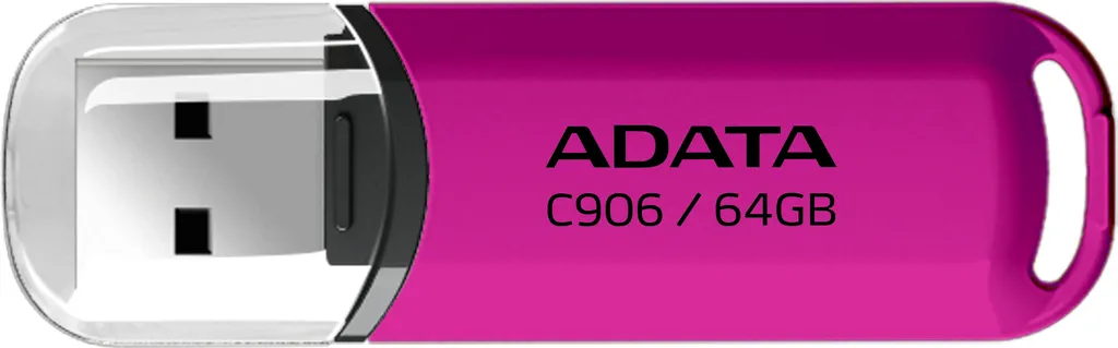 Chiavetta USB ADATA C906 Rosa 64GB | Accessorio Fashion Tech