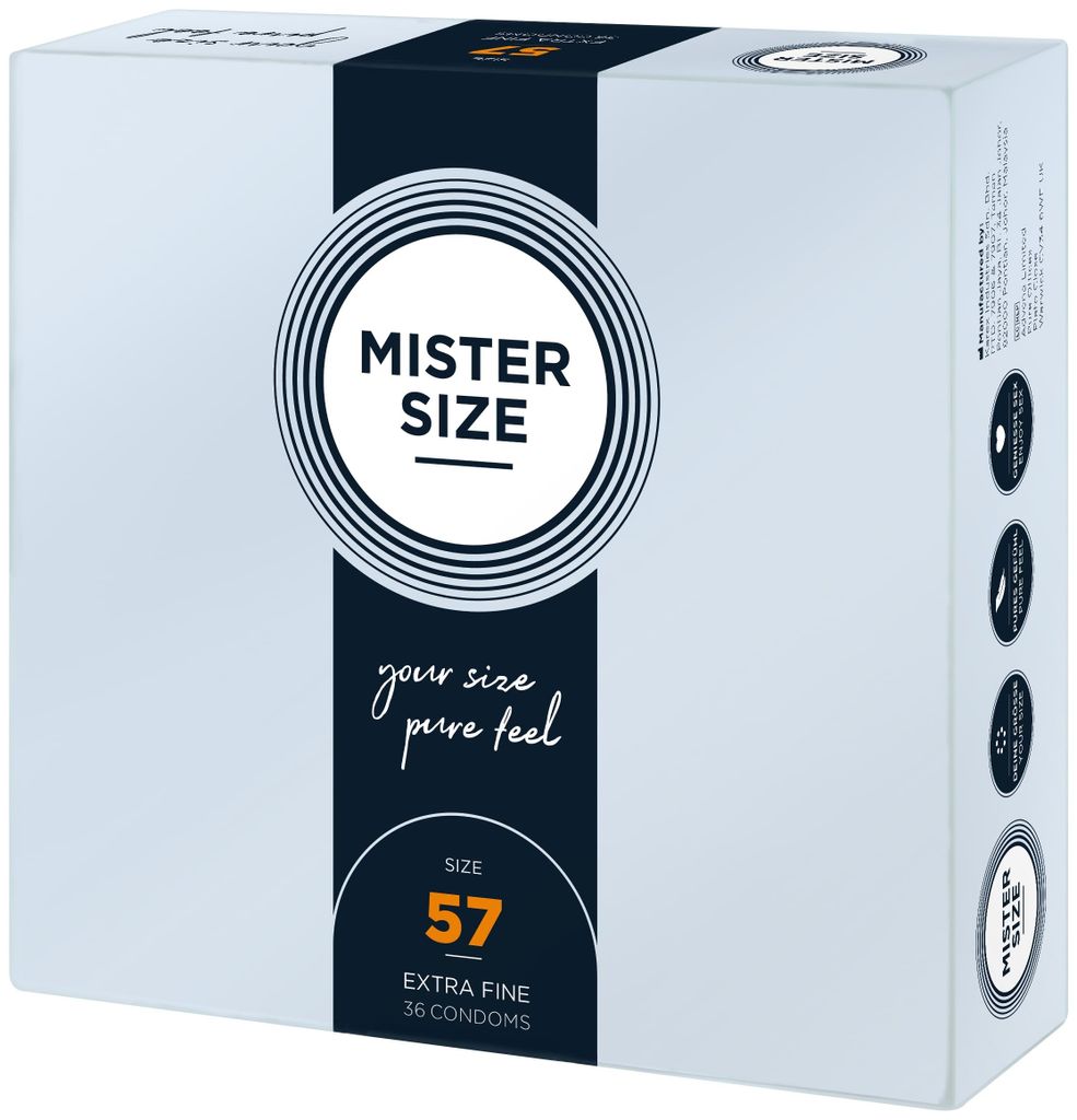MISTER.SIZE 57 mm kondómy 36 kusov Obrázok produktu 