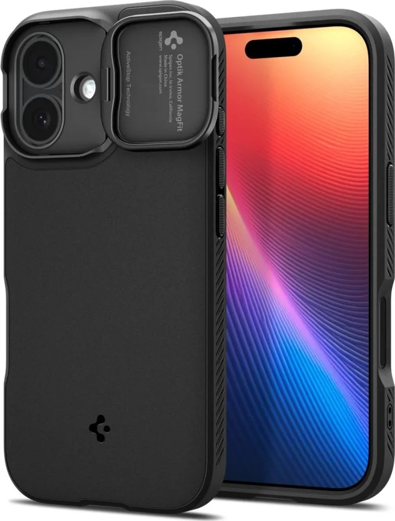 SPIGEN Optik Armor MAG custodia per cellulare per IPHONE 17 nero