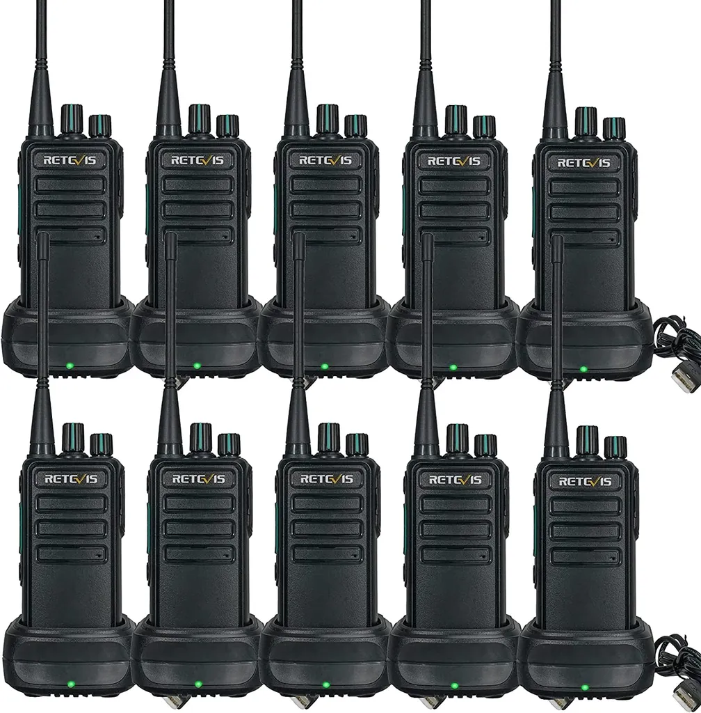 Système de Communication Chantier et Sécurité Retevis RB629 Pack de 10