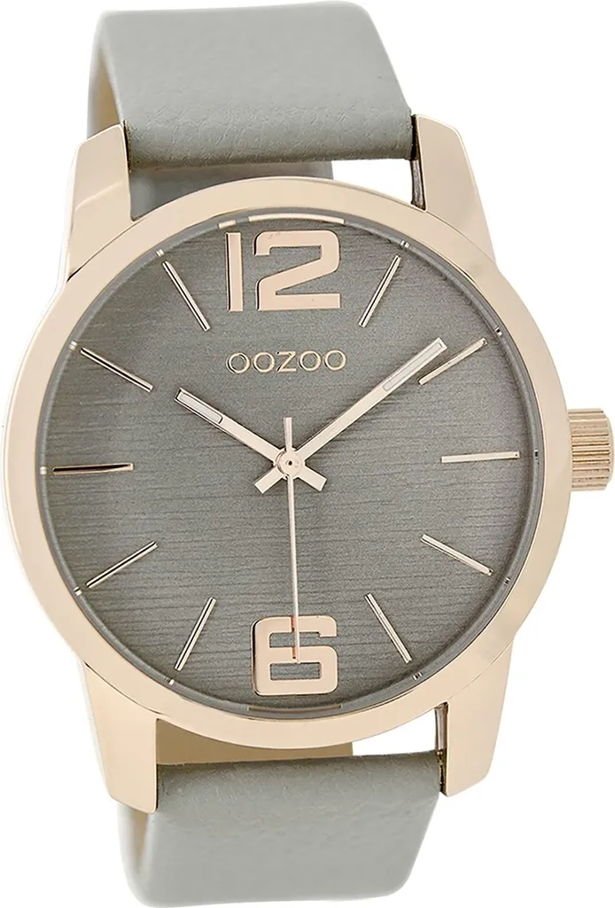 Orologio Oozoo D2UOC9090A Analogico | Pelle Grigia | Qualità Prezzo