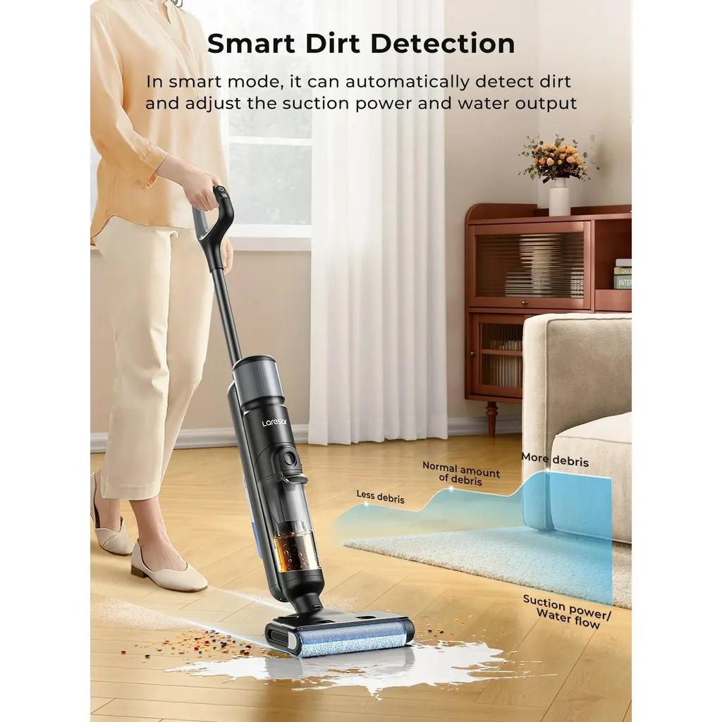 Aspirateur balai Laresar M3 13000 Pa détection intelligente saleté 230W - 4