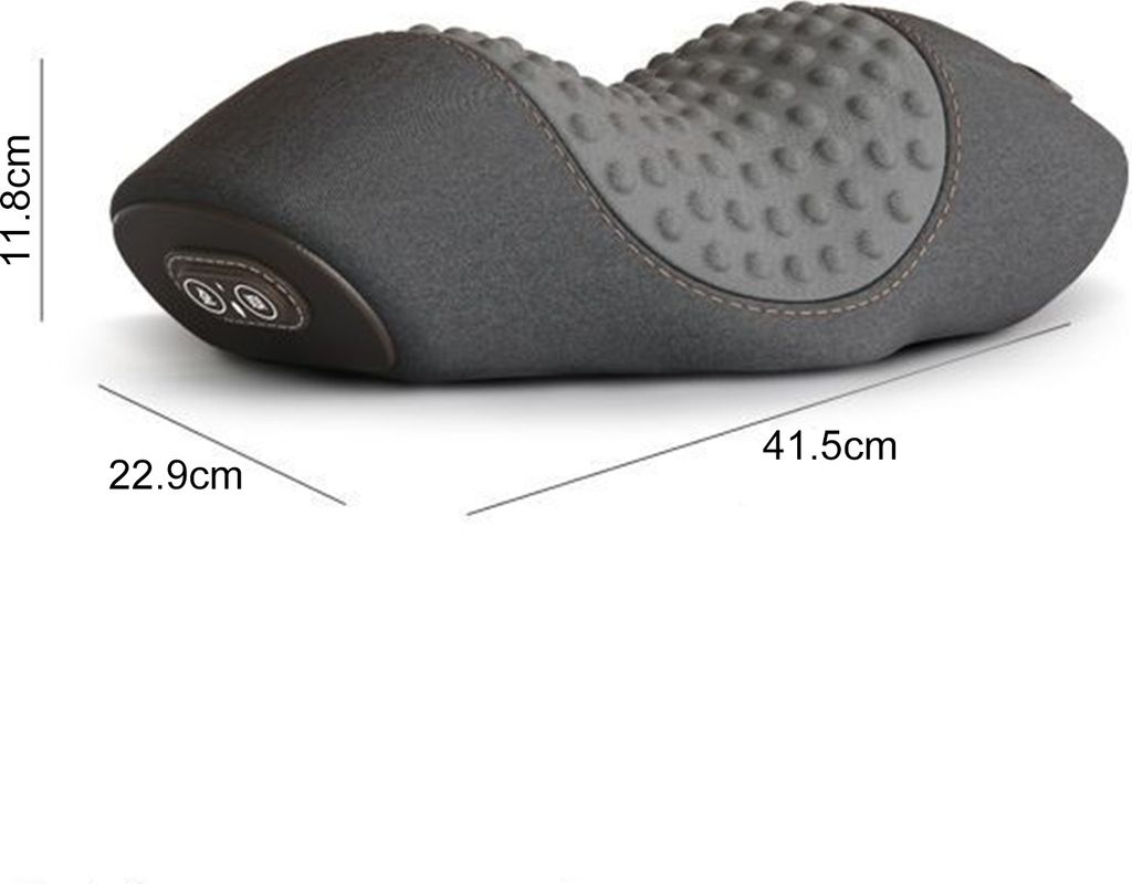Elektrisches Nackenmassagegerät, ergonomisches Design, Tiefengewebe-Knetmassagegerät, elektrisches Rückenmassagegerät, beheiztes Nackenstützki...