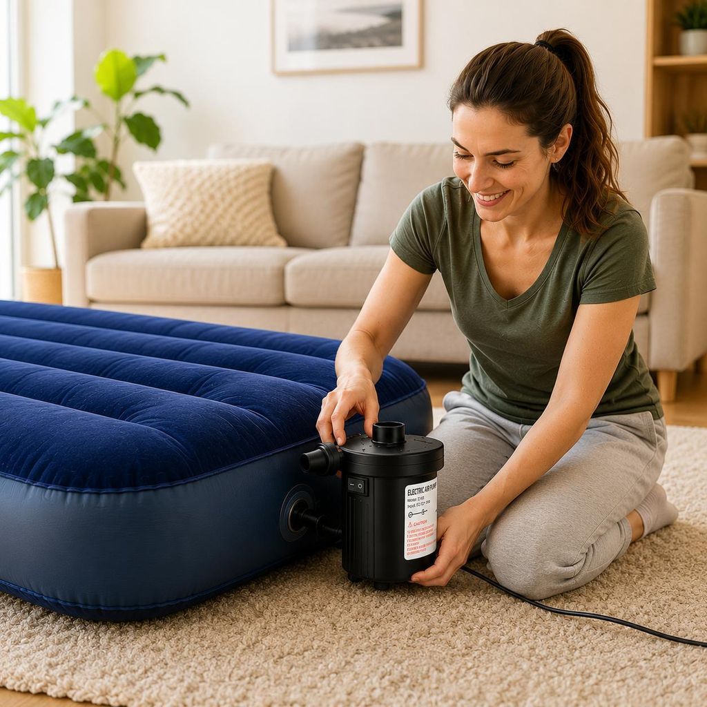 Elektrische Luftpumpe für Luftmatratze, 230V