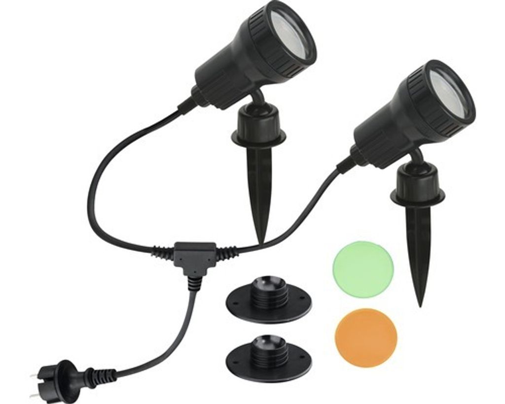 Briloner Terra LED venkovní lampa 2 zemní hroty černé Obrázek produktu 