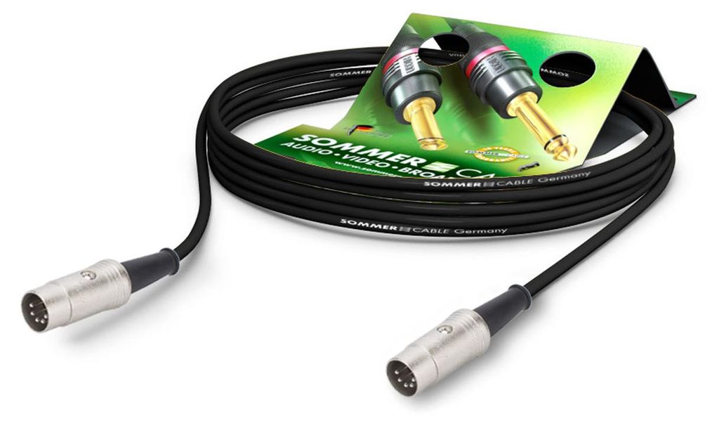 MIDI-Kabel SC-Square 4-Core, 4 x 0,20 mm² | DIN5 / DIN5, REAN | 10,00m