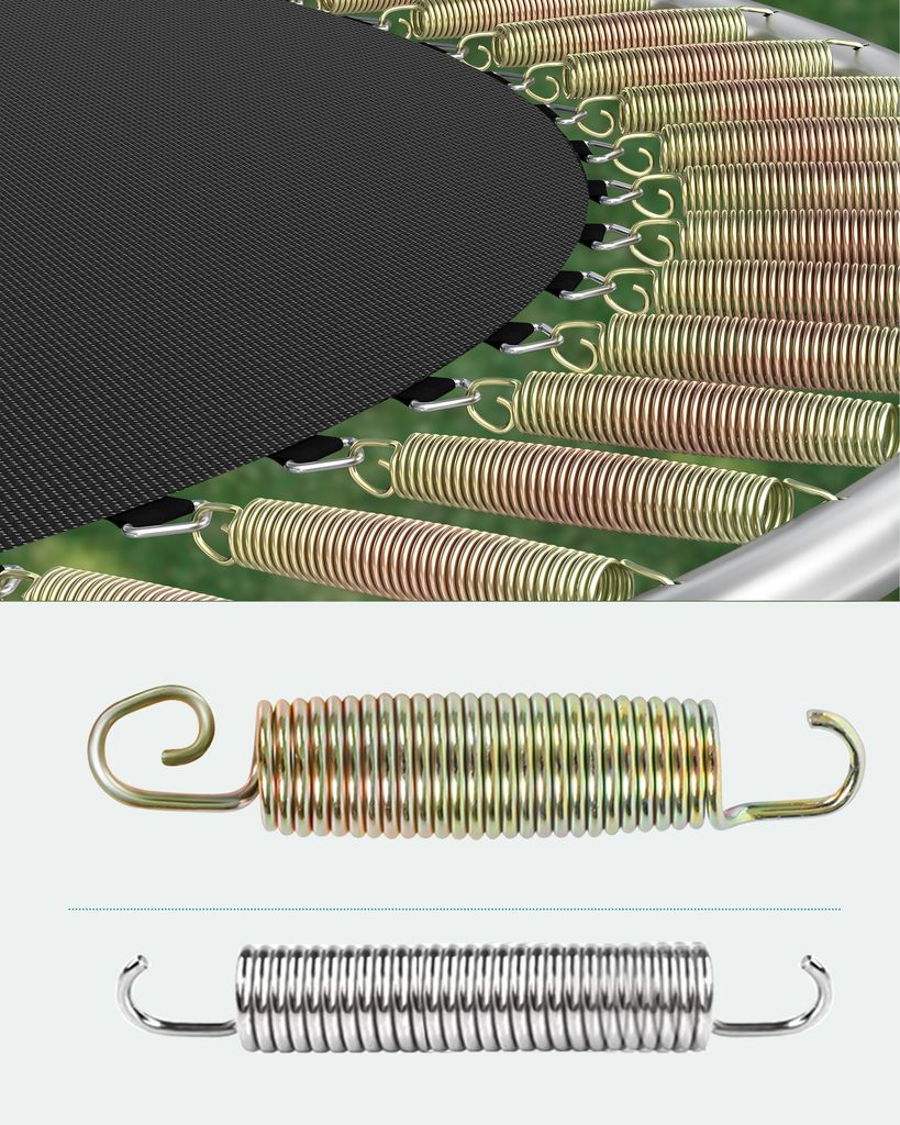 SONGMICS trampolína Ø 305 cm s žebříkem + síť + tyče + kryt Obrázek produktu 4