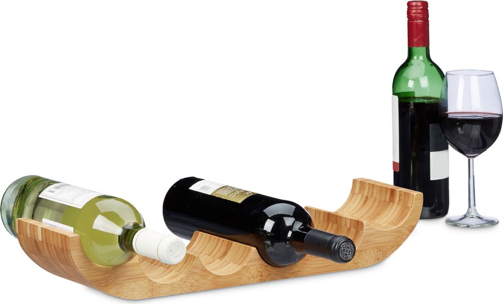 Stojan na víno bambusový, 6 fliaš, rd0244 Obrázok produktu 
