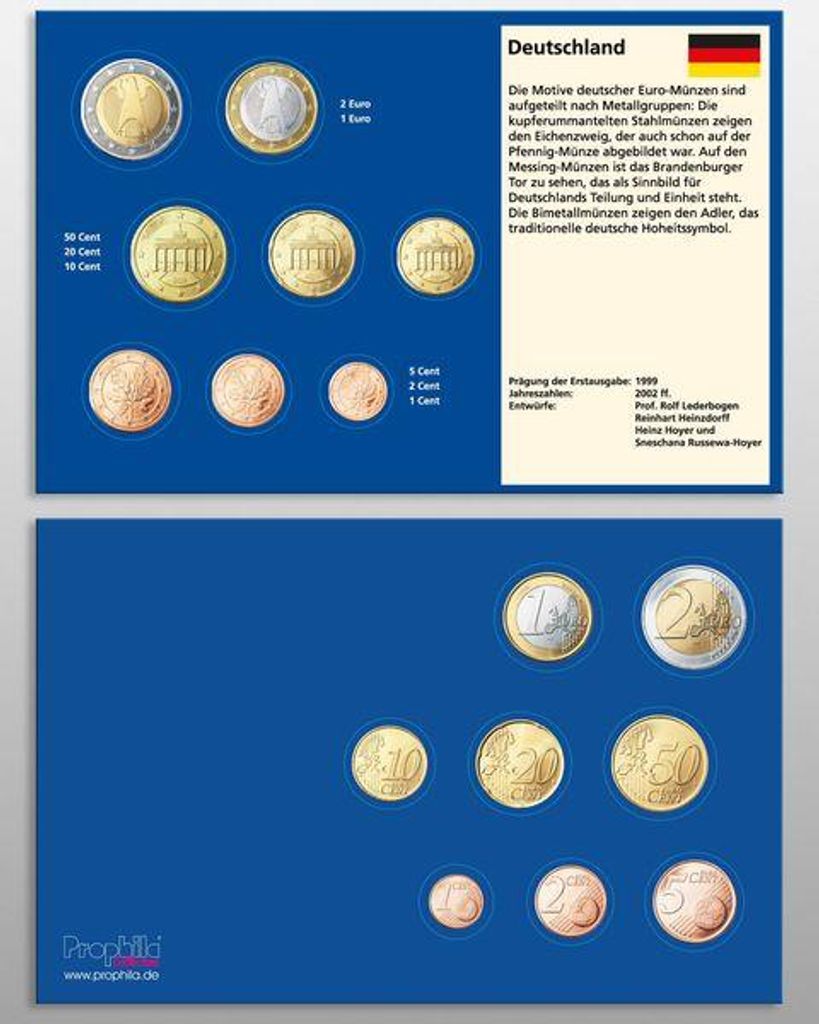 Prophila Collection Münz-Tablett Deutschland