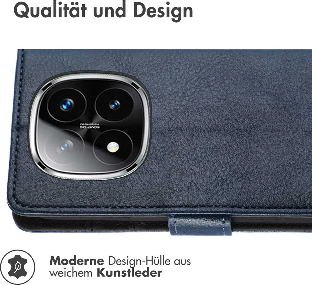 OFFERTA imoshion Custodia a Libro Xiaomi Redmi Note 14 Pro 4G Blu - 3