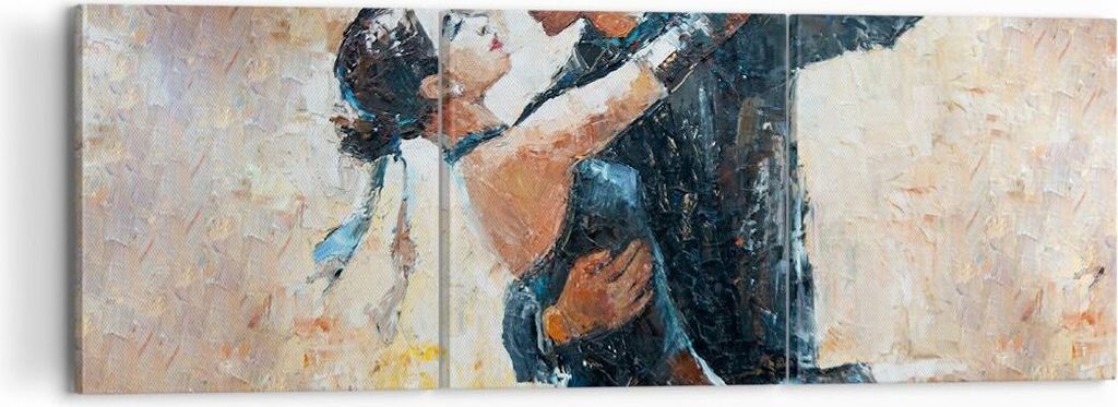 Bild auf Leinwand - Leinwandbild - tanzen sie - 120x40cm - Wand Bild - Wanddeko - Wandbilder - Leinwanddruck - Bilder - Kunstdruck - Wanddekoration...