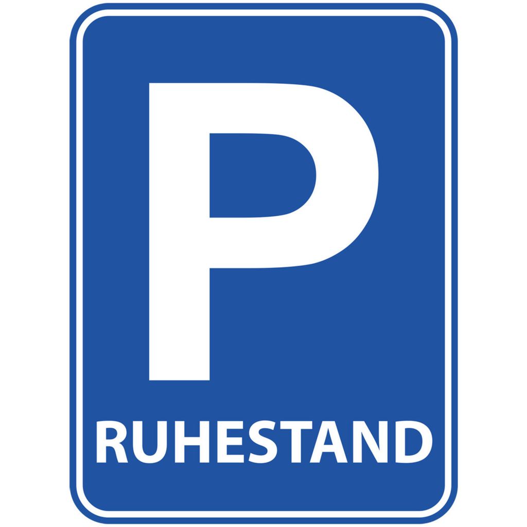 Ruhestand Verkehrsschild Wandbild