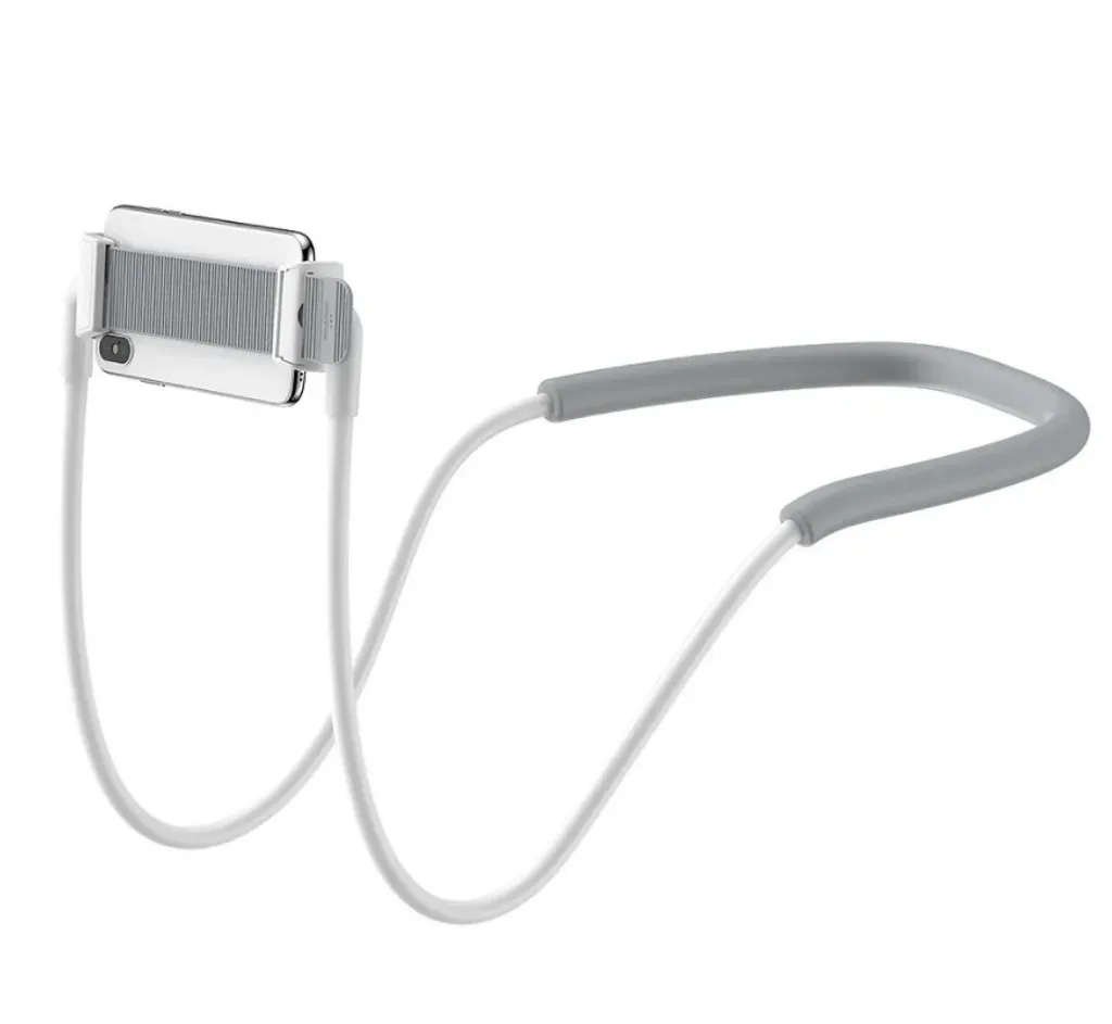 Supporto Baseus per Smartphone da Collo - Video POV e Selfie Bianco - 15
